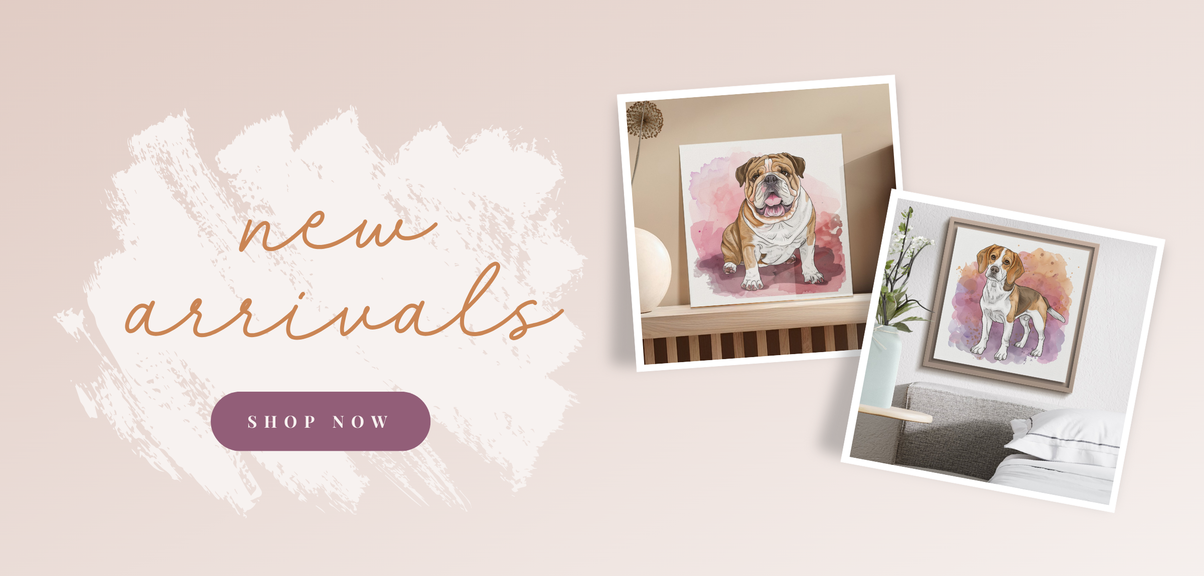 We specialize in creating vibrant watercolors that capture the essence of joy and whimsy. From enchanting pet portraits, to colorful apparel, to lively home decor, we offer a diverse range of products to suit every taste.